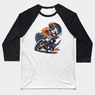 person riding racing bike Baseball T-Shirt